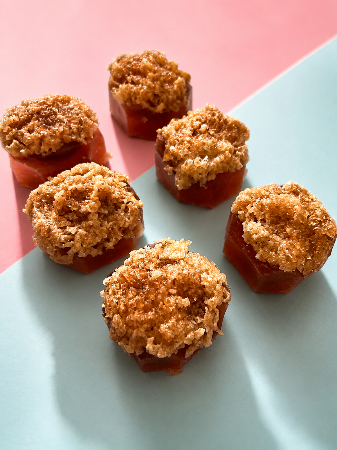 Caramel and Biscoff Jammies Crystal Candy