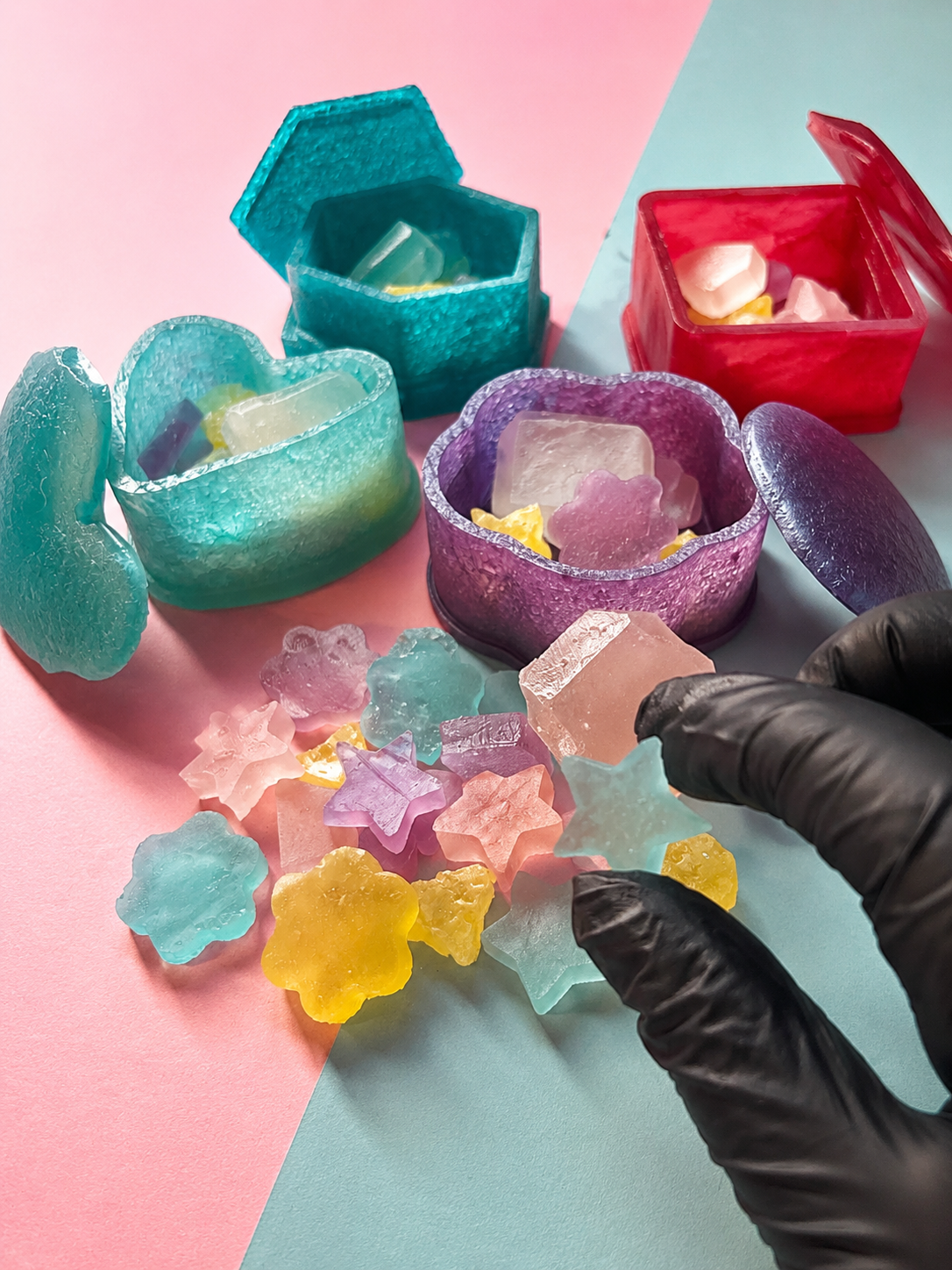 Crystal Candy Jewellery Box - SPECIAL OFFER + 1x Free cluster