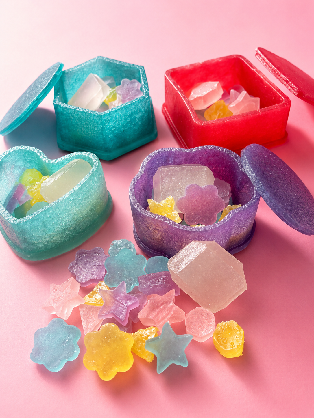 Crystal Candy Jewellery Box - SPECIAL OFFER + 1x Free cluster