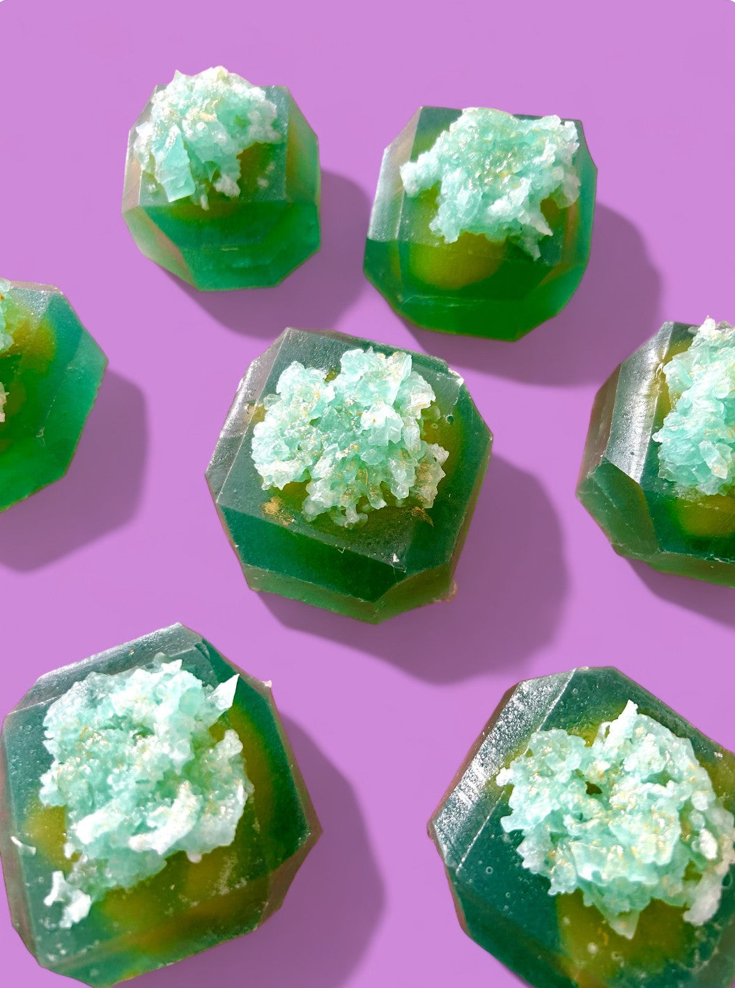 Raspberry and Lemon Jammies Crystal Candy
