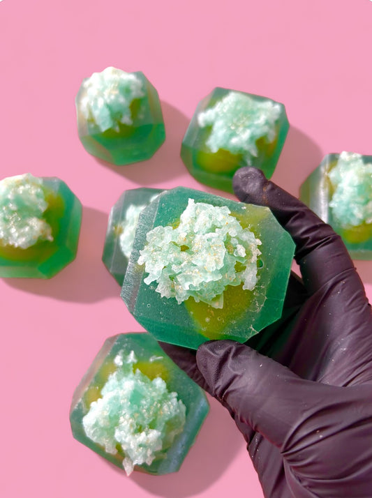 Raspberry and Lemon Jammies Crystal Candy