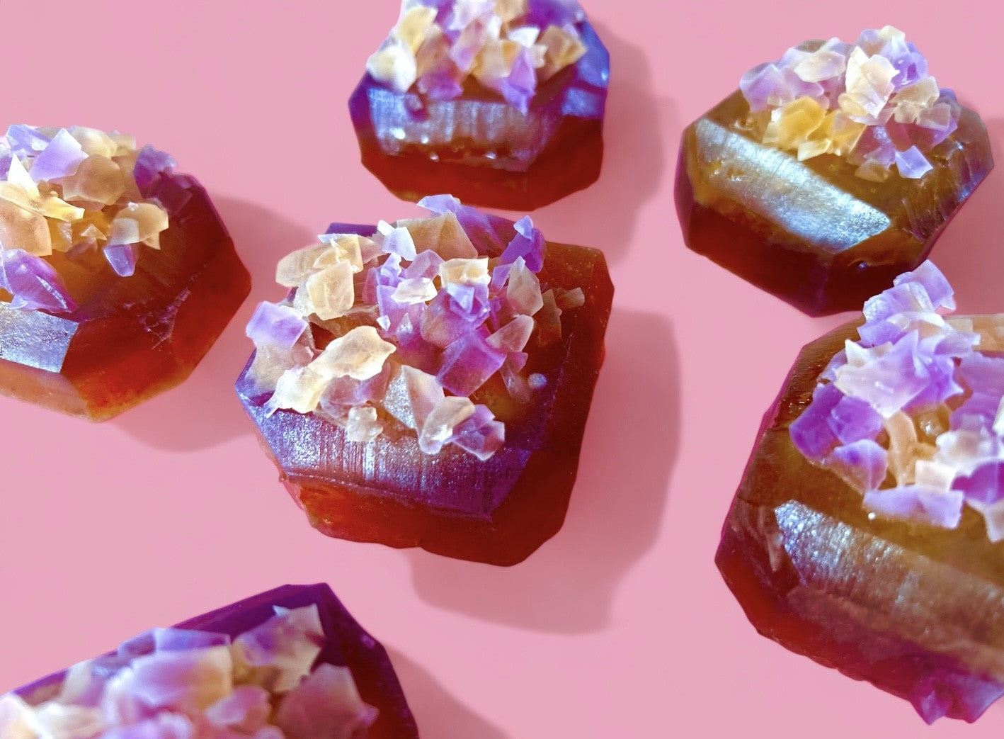 Mango and Passionfruit with Pineapple Jammies Crystal Candy